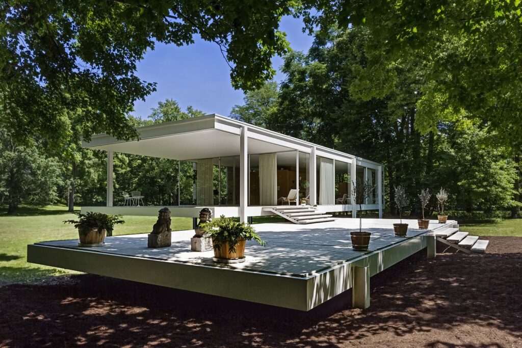 Casa Farnsworth por Mies Van Der Rohe